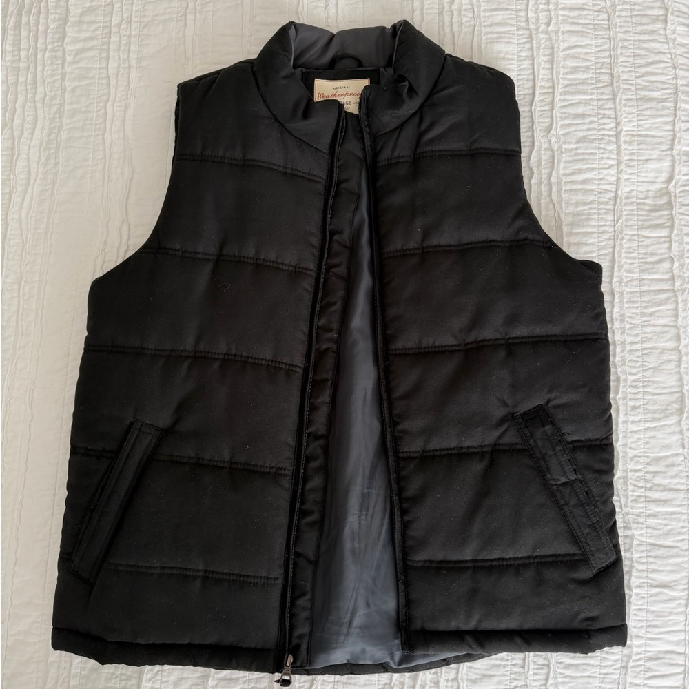 Weatherproof vintage Men's Black Puffer Vest
